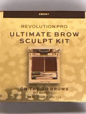 Revolution Ultimate Brow Sculpt Kit — Ebony (Brown)
